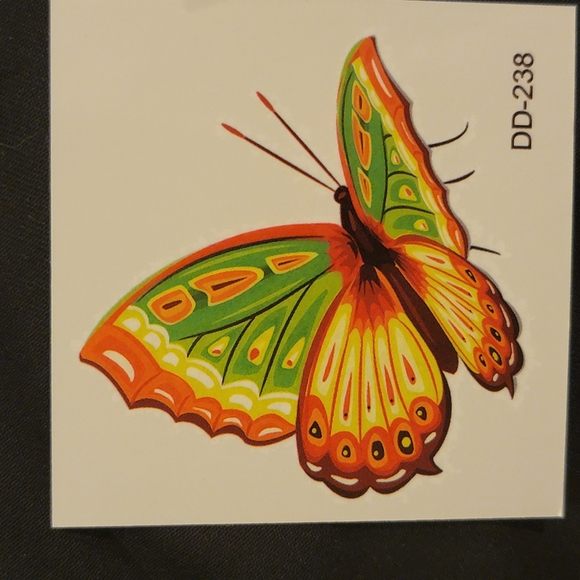 Colorful Unicorn and Butterfly Tattoos - Picture 4 of 7